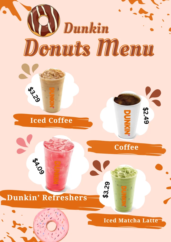 Dunkin Menu