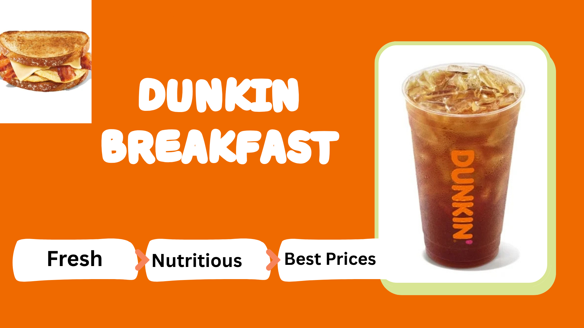 Dunkin Menu